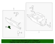 Ручка двери MAZDA C23564090A02