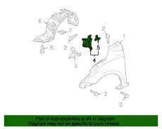 PANEL(R),SHROUD BBM453120B MAZDA