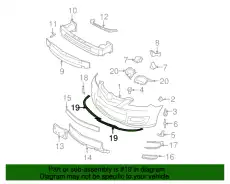  МОЛДИНГ ПЛАСТМАССОВЫЙ B37F519H1 MAZDA