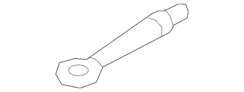  КРЮК БУКСИРОВОЧНЫЙ KD5350EJ1B MAZDA