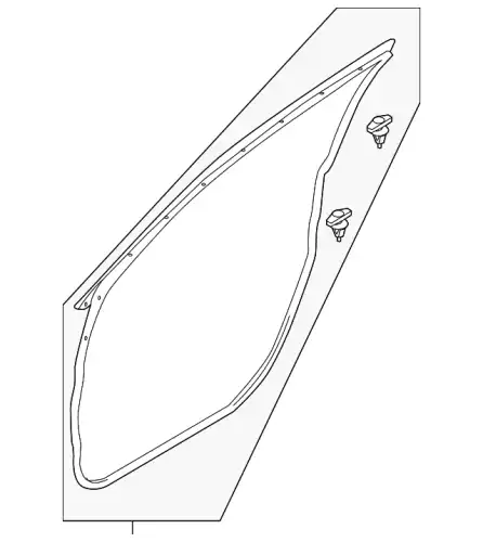 Ручка двери MAZDA KD5359760D