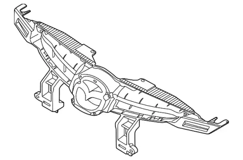 DR6150712A БАМПЕРА ОБЛИЦОВКА MAZDA