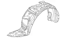 Подкрылок MAZDA C51356140B