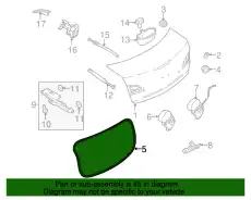Ручка двери MAZDA BBM456951A