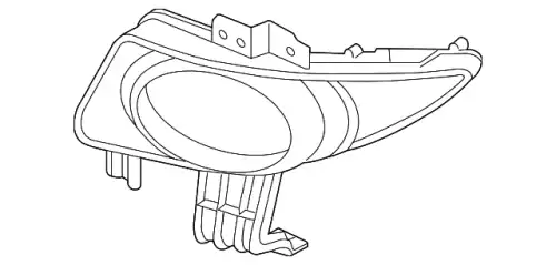 Фара противотуманная MAZDA BN8V51677A