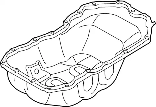Поддон картера двигателя MAZDA PE0110400