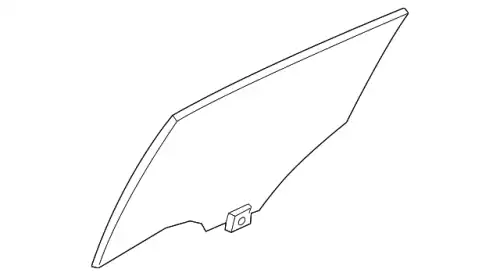 GLASS(L)DOOR RR GREE BHN973510 MAZDA