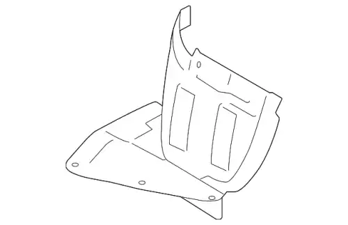 GUARD (L) MUD NH425614ZA MAZDA