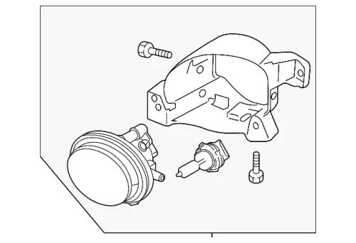 Фара противотуманная MAZDA BGV8-51-690