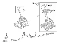  ОБЛИЦОВКА ПАНЕЛИ СЕЛЕКТОРА АКПП GHR564353 MAZDA