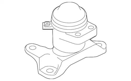 Подушка крепления двигателя MAZDA EH483906YA