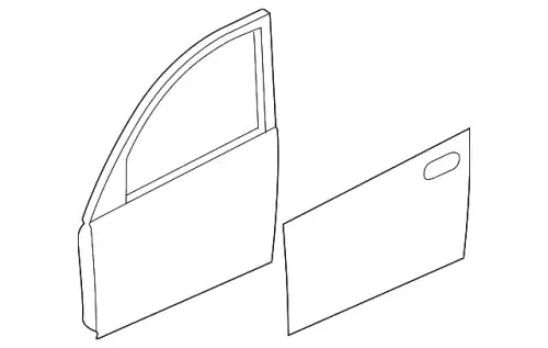 BBY95802XF ДВЕРЬ MAZDA