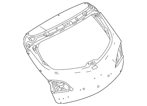 BODY,LIFT GATE BBY96202XE MAZDA