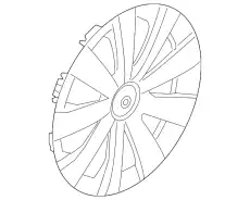  (8 гр.), (VW), Колпак колеса 5C0601147D QLV VAG