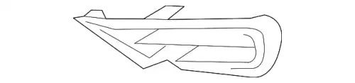 Решетка бампера VAG 7P6854662D 041