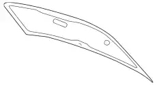 Заднее стекло 8P4845501C NVB VAG