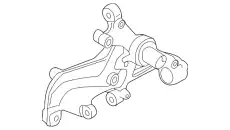 КУЛАК ЗАДНЕЙ ПОДВЕСКИ ЛЕВЫЙ 5Q0505435F VAG