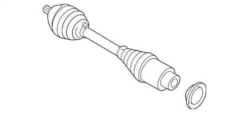 Вал привода 5N0407766D VAG