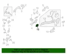  ФИКСАТОР ТРОСА ЗАМКА ДВЕРИ 826302W000 MOBIS