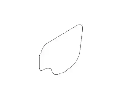 Уплотнитель двери MOBIS 823922E000