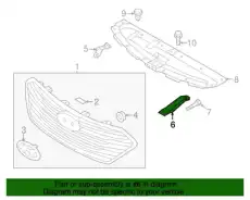86573B8000 КРОНШТЕЙН КУЗОВНОЙ MOBIS