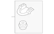держатель радиатора / bracket assy-radia 253332V700 MOBIS
