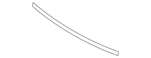 молдинг панели бампера / moulding-rear b 866883M500 MOBIS