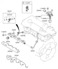 Топливная форсунка MOBIS 353102B120