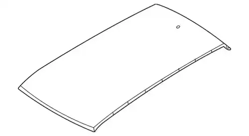панель крыши / panel-roof 671113J000 MOBIS