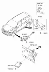  ДАТЧИК АВТОМАТИЧЕСКОГО КОРРЕКТОРА ФАР 921902W000 MOBIS
