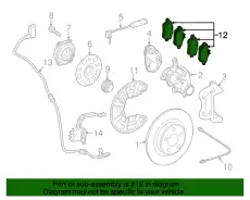 Тормозные колодки дисковые MB 006 420 89 20