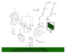 Тормозные колодки дисковые MB 004 420 02 20 41