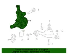 Кулак поворотный MB 447 330 07 20