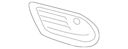 Решетка бампера MB 205 885 41 23