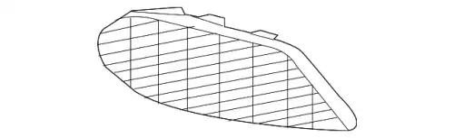 Решетка бампера MB 205 885 25 23