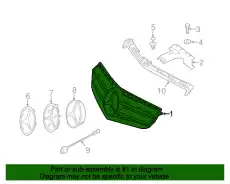 Решетка радиатора MB 207 880 31 83 9982
