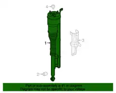(BB) АМОРТИЗАТОР ЗАДНИЙ ПРАВЫЙ 222 320 74 13 MB