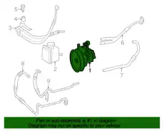 Насос гидроусилителя руля MB 004 466 76 01