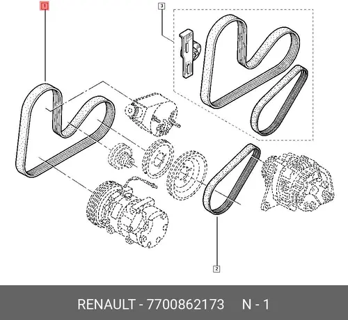 RENAULT 7700862173