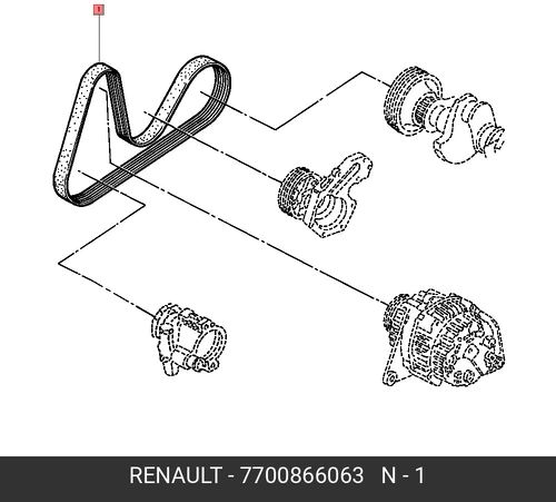 RENAULT 7700866063