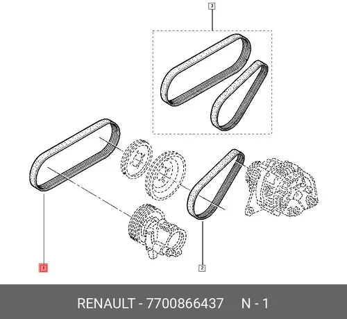 RENAULT 7700866437
