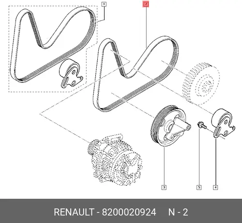 RENAULT 8200020924