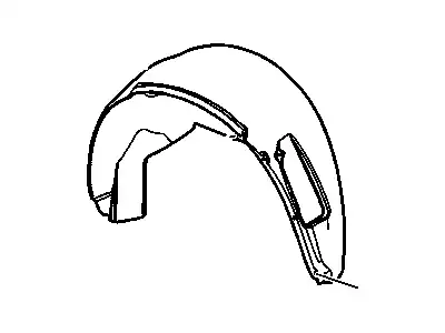 Подкрылок GM 95072543