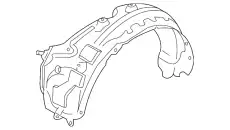 Подкрылок MAZDA TE7356130A