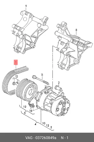 VAG 037260849A