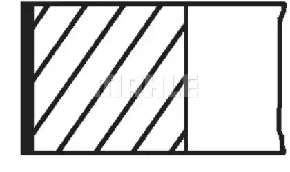 Engine parts 021 34 N2 MAHLE