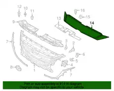 FACE(L),CORNER BJS75003351 MAZDA
