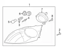 НАКЛАДКА БАМПЕРА EH4650C12B MAZDA