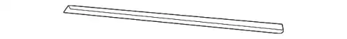RUBBER,BLADE-REAR D35267333 MAZDA