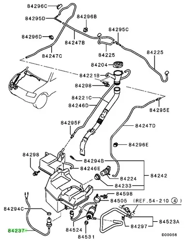 Датчик ABS MITSUBISHI MN117942